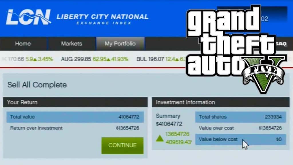 does the stock market work in gta online