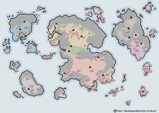 Ni no Kuni Hidden Treasure Chests Map Locations Guide