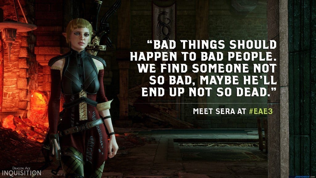 Meet Sera, Fiery Elf and Your Companion in Dragon Age: Inquisition 