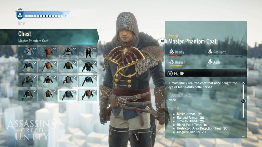 Assassins Creed Unity Customization
