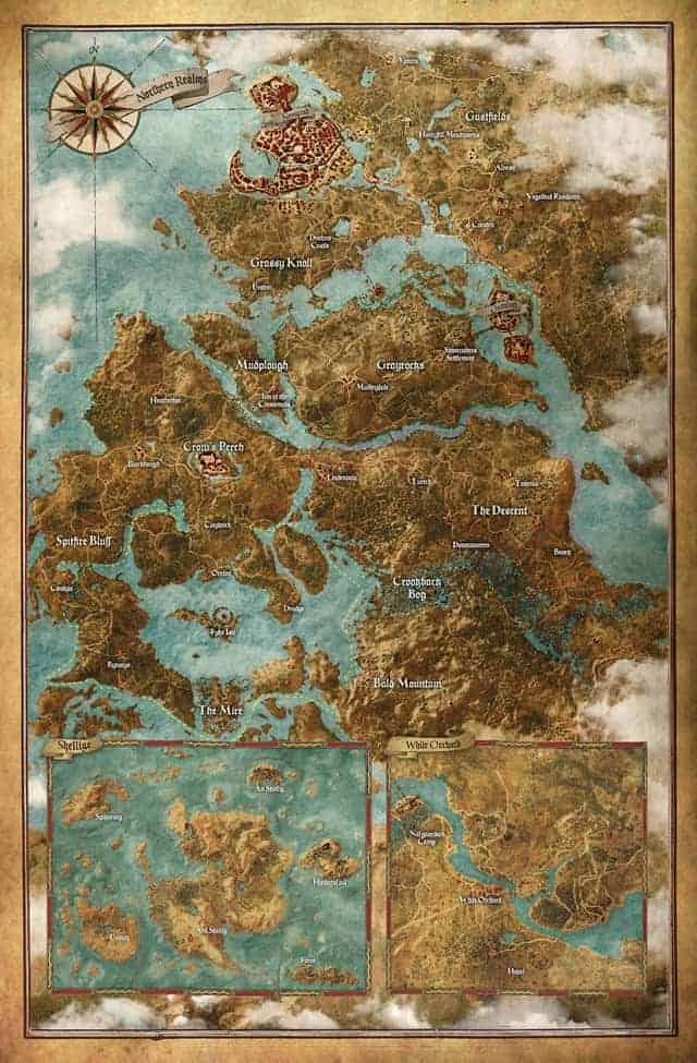 The Witcher 3: Wild Hunt World Map is Massive, Full Map Revealed