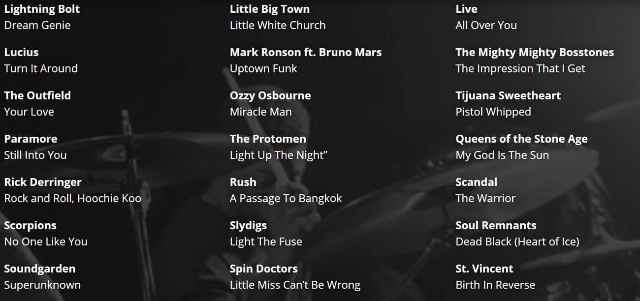 Rock Band 4 Updated Tracklist Contains The Protomen, .38 Special, and More