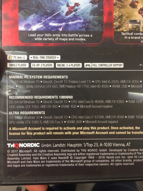 Halo Wars 2, teased, Nvidia, GTX 1080 Ti