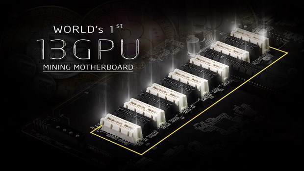ASRock Cryptocurrency Mining Motherboard