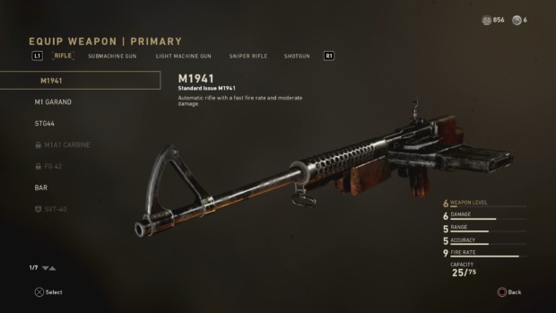 Call of Duty WW2 weapons
