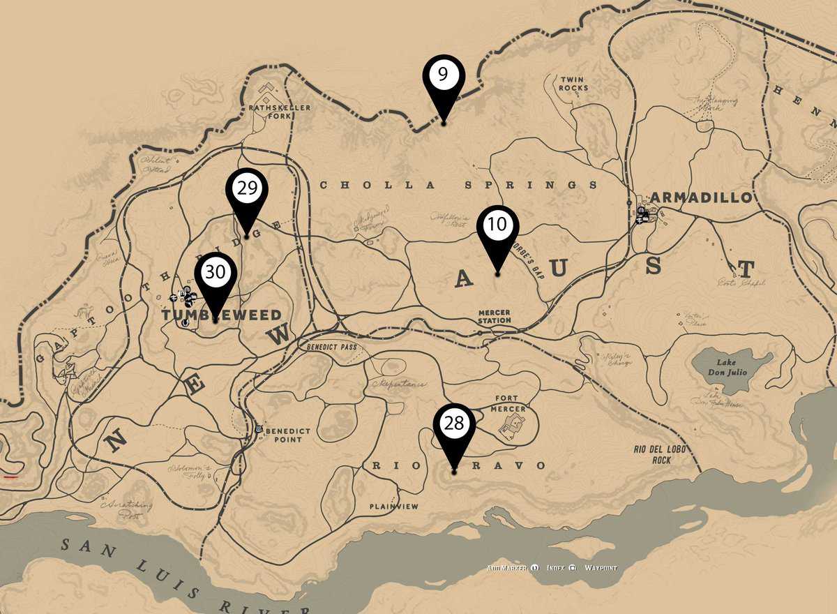 Red Dead Redemption 2 Dinosaur Bones Locations Guide