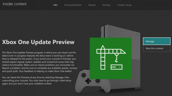 1908 Xbox One Update