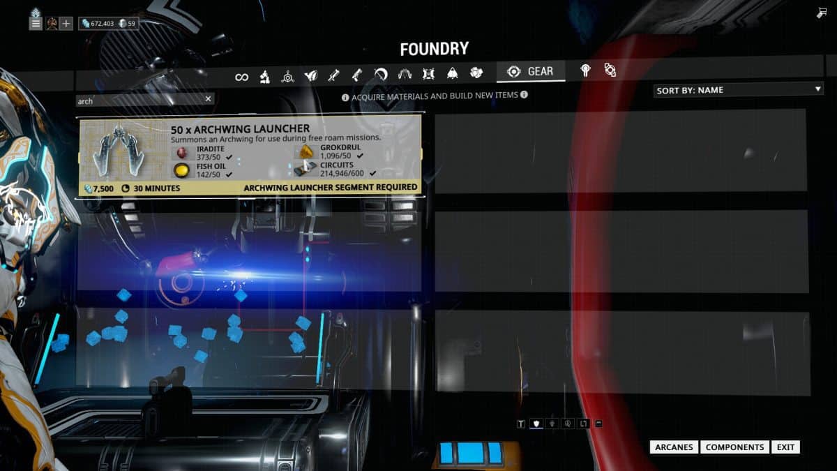 How To Get The Archwing Launcher Segment In Warframe