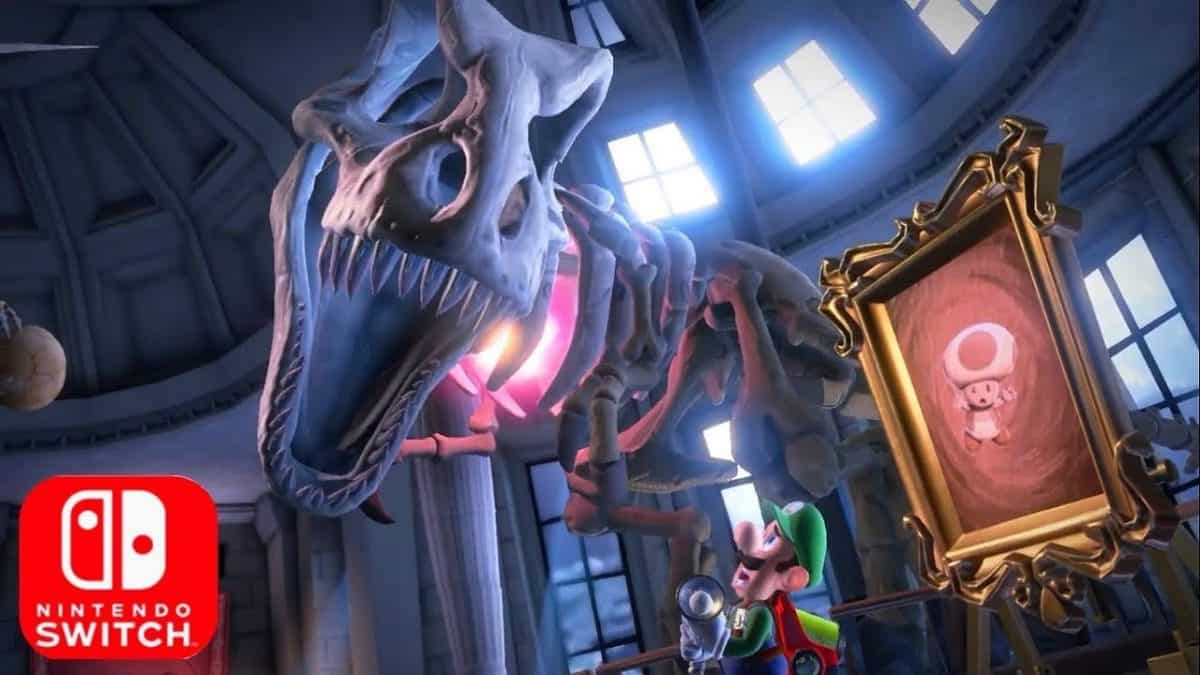 Luigis Mansion 3 Dinosaur Boss Fight