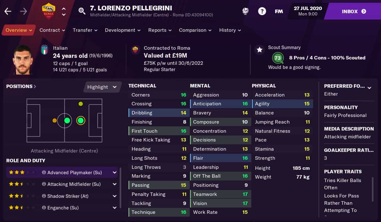 Football Manager 2021 Top Bargain Players for Each Position