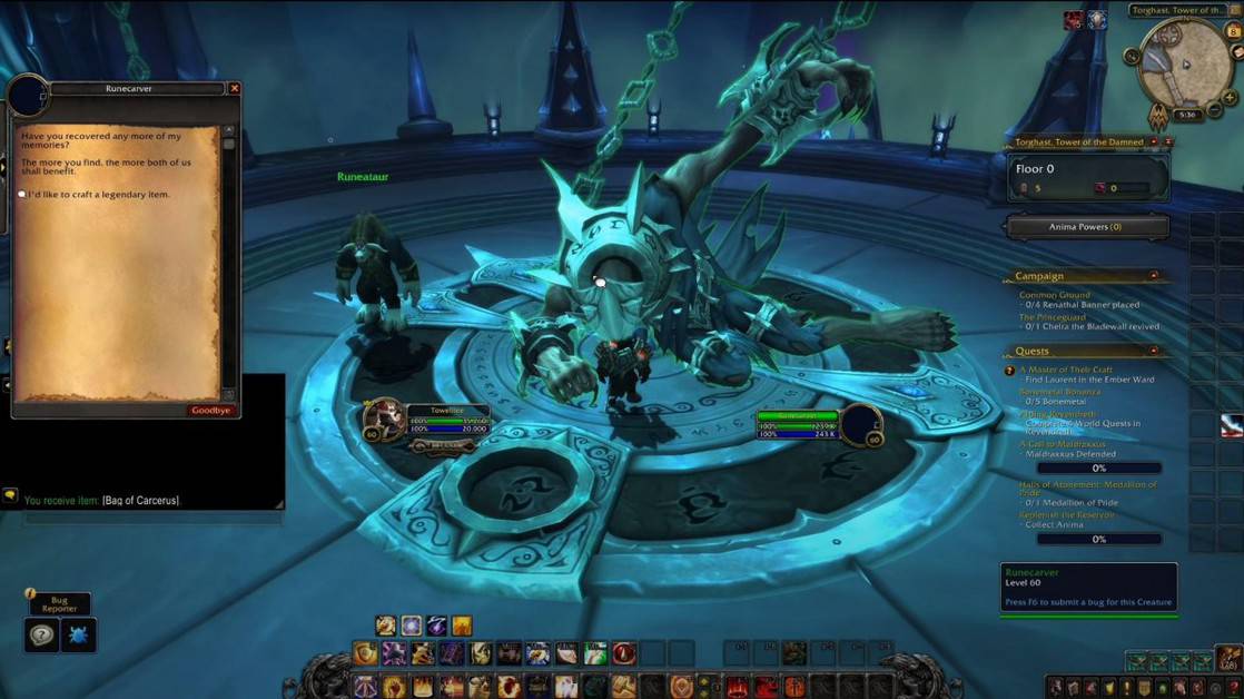 How to Unlock Legendary Crafting in World of Warcraft Shadowlands