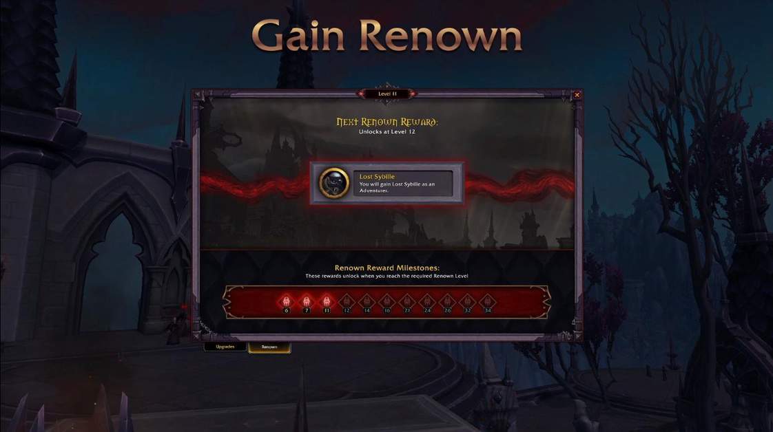 How to Earn Renown in World of Warcraft Shadowlands