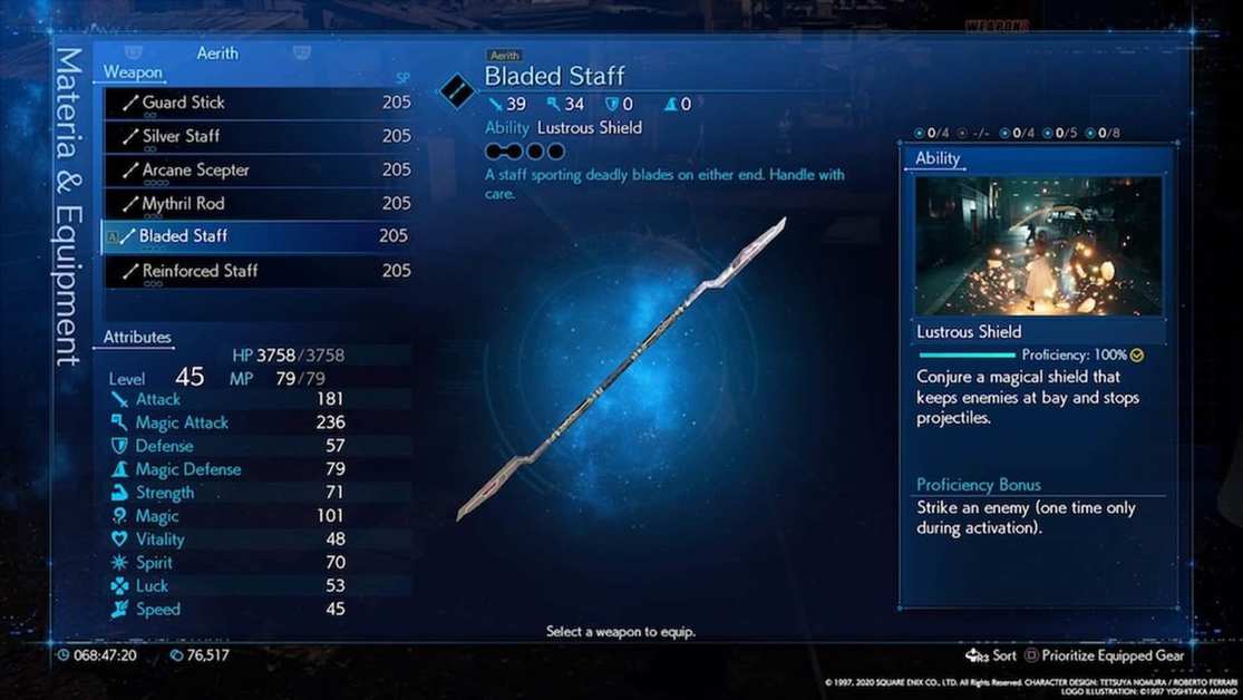 How to Get the Bladed Staff in Final Fantasy 7 Remake