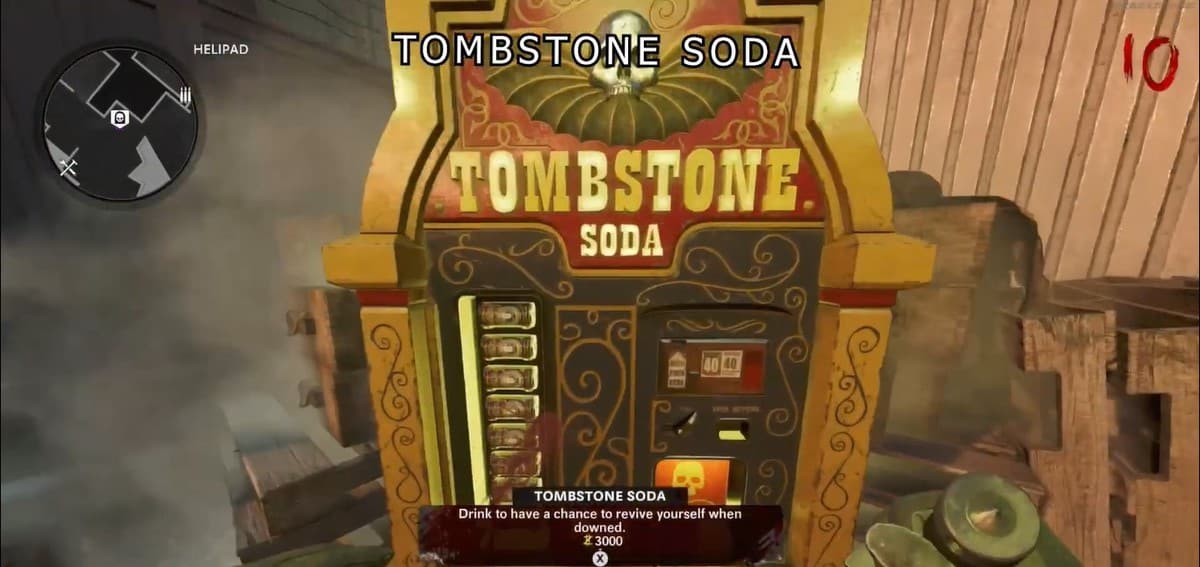 Firebase Z Tombstone Soda Perk Machine Location