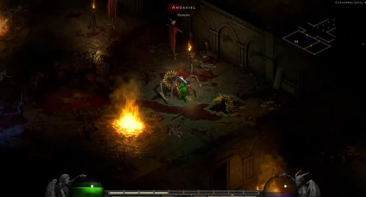 Diablo 2 Resurrected Andariel Boss