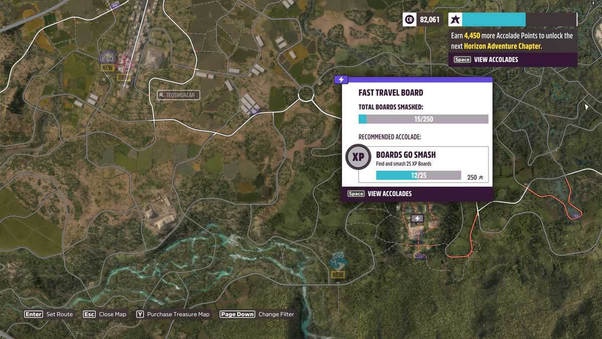 Forza Horizon 5 Fast Travel Boards Locations