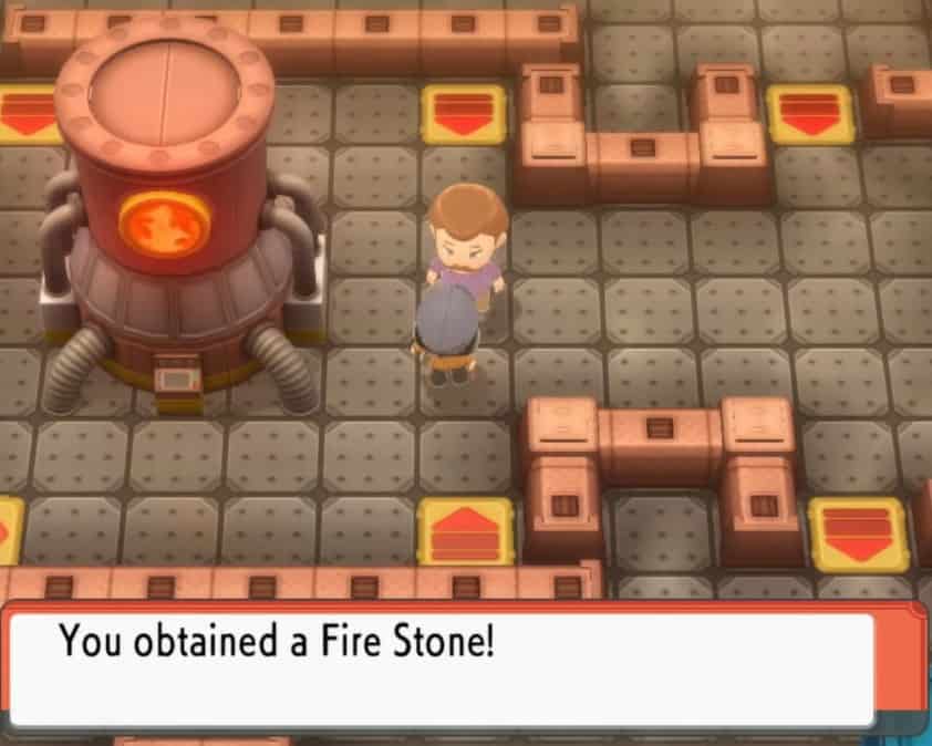 Pokemon BDSP Fire Stone Location
