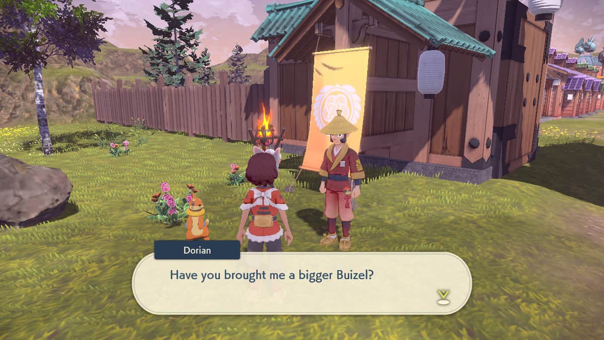 Pokemon Legends Arceus Big Buizel Little Buizel