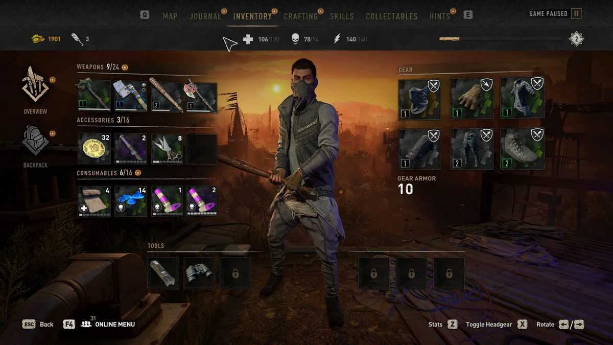 How to Change Outfits in Dying Light 2