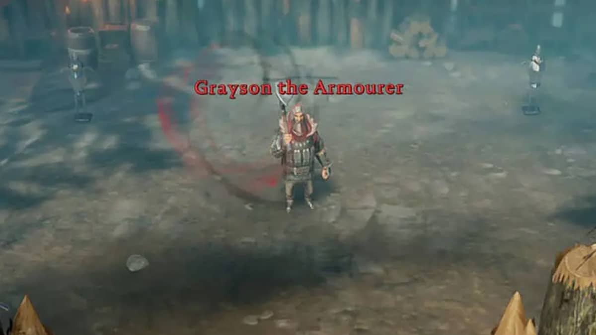 V Rising Grayson, the Armorer Boss Guide