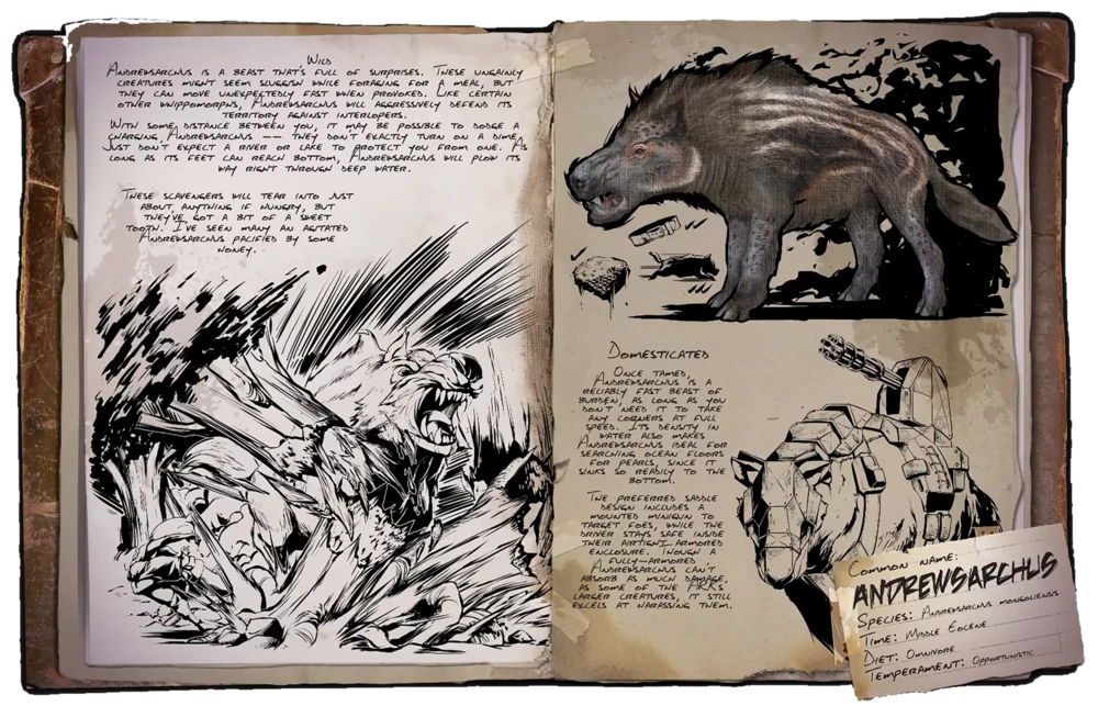 Ark Fjordur Andrewsarchus Location and Taming