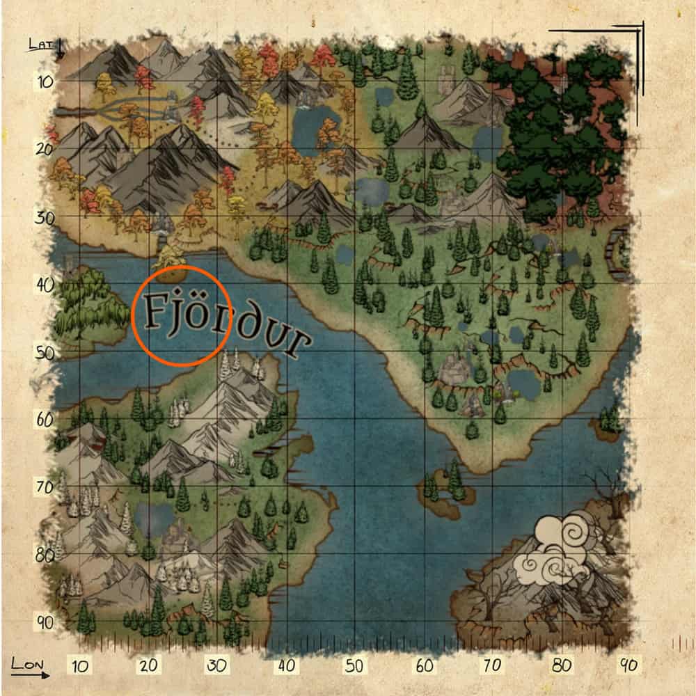 Ark Fjordur Megachelon Map